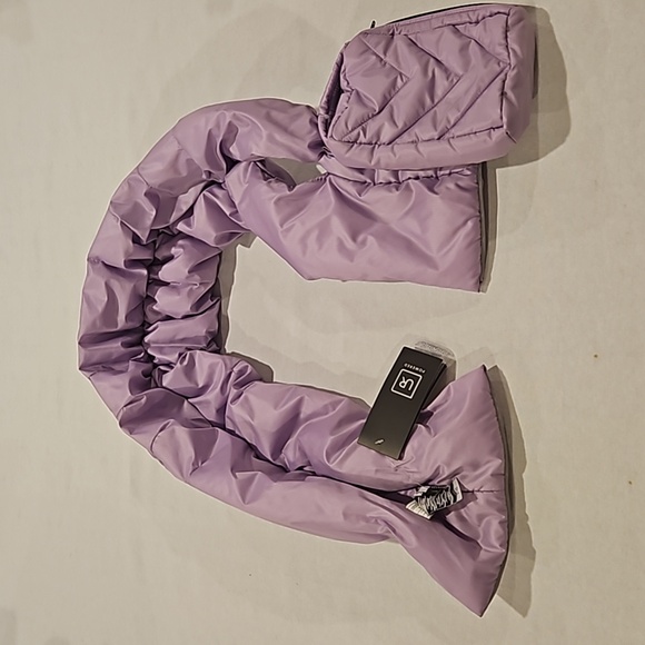 UR Powered Women’s Packable Puffer Scarf Cold Weather Scarf W/ pouch - Picture 3 of 7